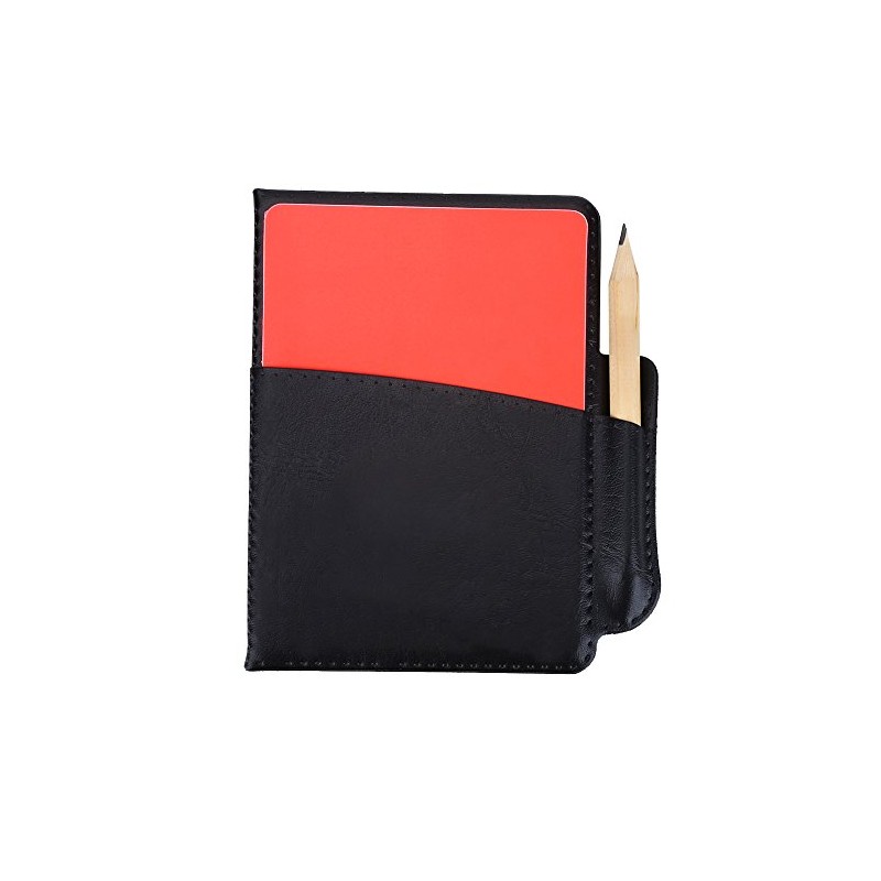 Soccer Referee Card, PVC Football Match Soccer Game Referee Notebook