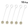 COHEALI 10pcs Wool Daubers Brush for Leather Dyeing Metal Handle