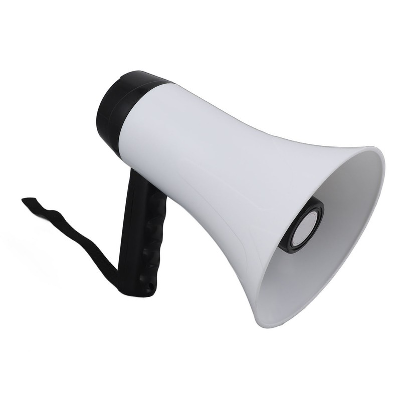 Portable Megaphone Bullhorn 30W Power Megaphone Speaker 300S Recording 500M