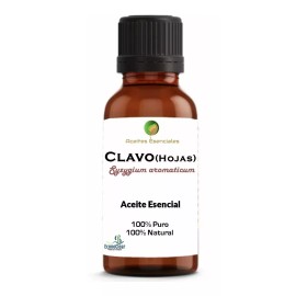 Econoclear Aceite Esencial De Clavo 100% Puro Y 100% Natural 30ml Hojas