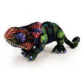 Chameleon Cuddly Toy Reptile Colourful 25 cm Plush Toy Camron
