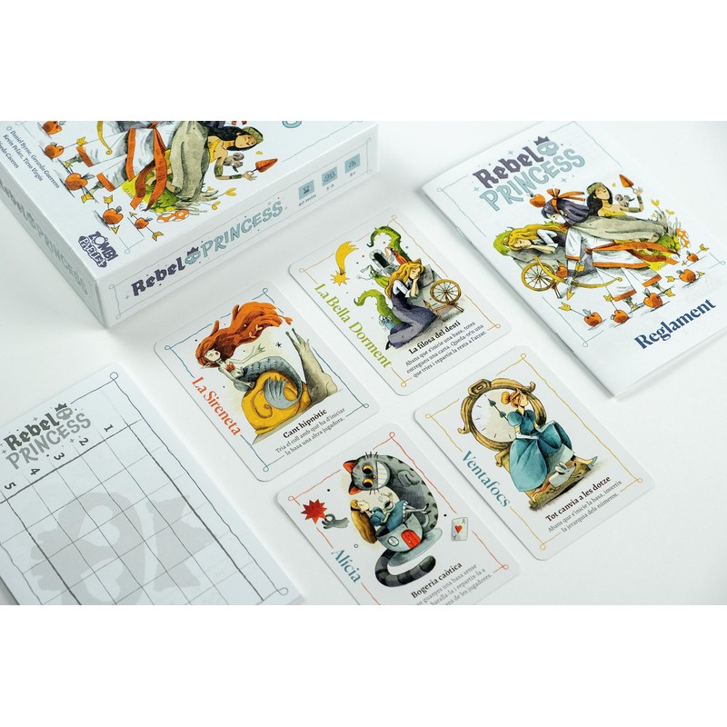 Zombi Paella Rebel Princess Card Game