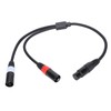 JORINDO 5‑Pin XLR Female to Double 3‑Pin XLR Male Cable