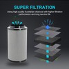 iPower 4" Air Carbon Filter for Inline Duct Fan, Intake
