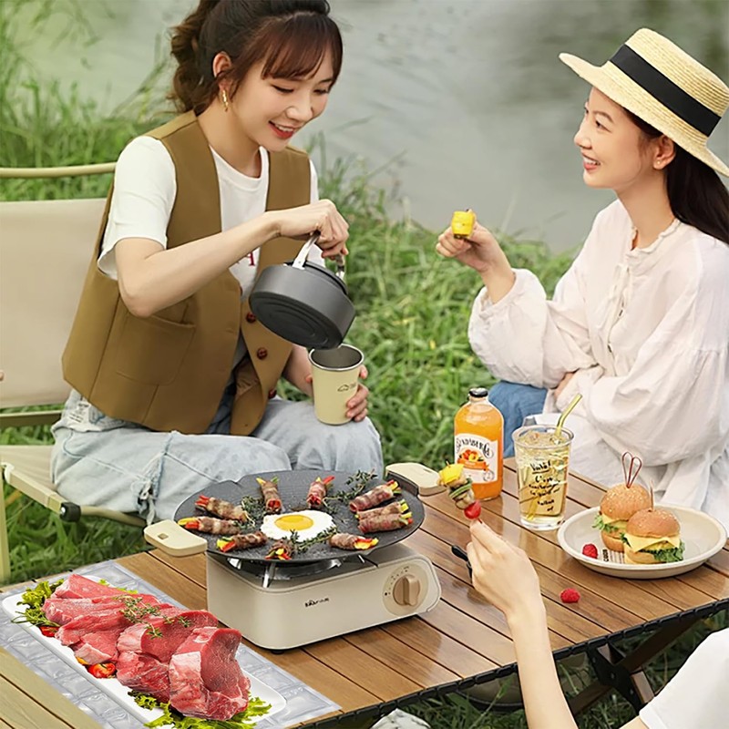 2 PCS Reusable Cooling Mat ice sheet for Keeping Food