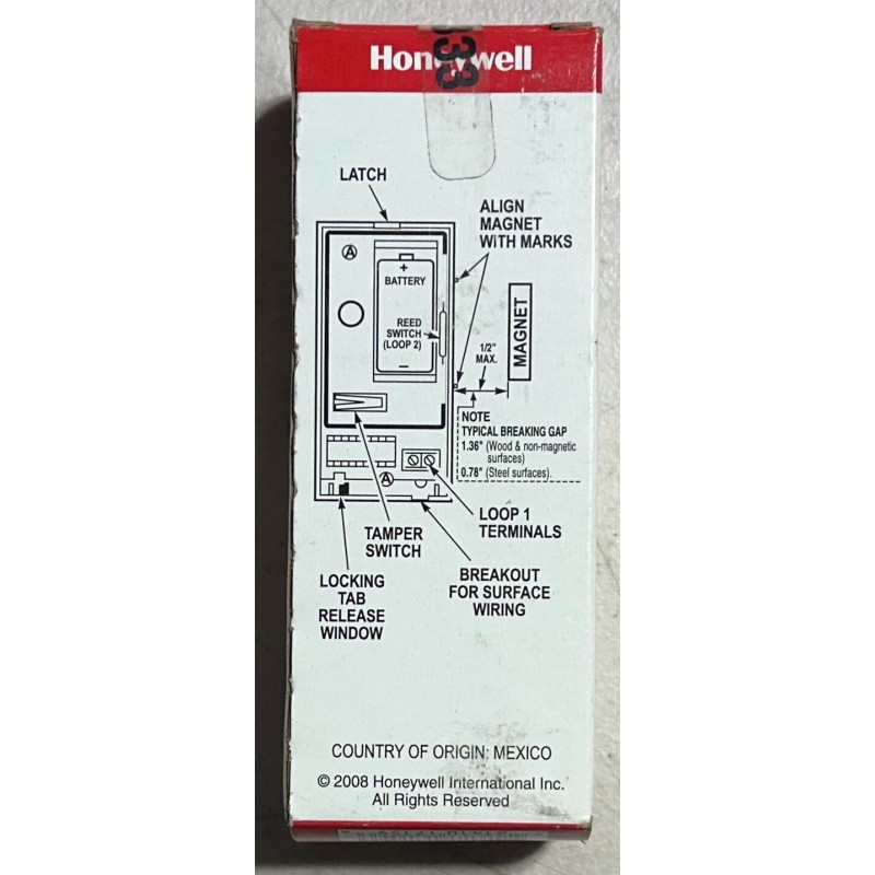 Honeywell 5816WMWH Wireless Door/Window Transmitter w/ Magnet (1 Unit)