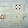 Bilipala Rustic Nautical Decorative Fishing Net Wall Hangings Decor with