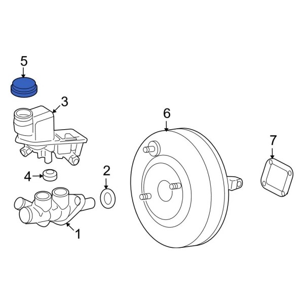 Mercury OE For Mercury Milan 06-11 Mercury 6E5Z2162AA Brake Master
