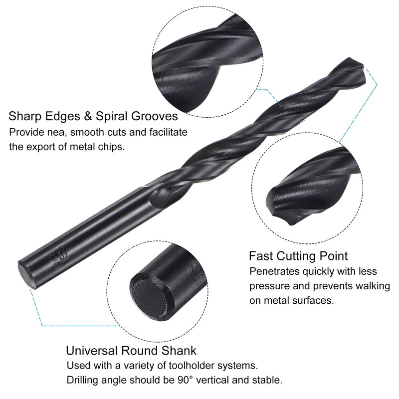 uxcell Metric Tap and Drill Bit Set, M12 x 1.5