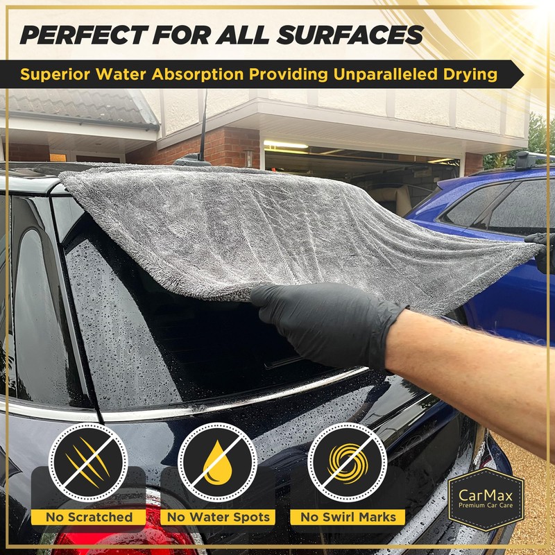 CarMax™ - Giant Twisted Loop Car Drying Towel - Double-Sided