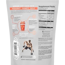 Sunwarrior Creatine HMB Monohydrate Powder Muscle Recovery, 240g Pre Workout Supplement for Men & Women, Micronized Leucine Recovery Supplement Unflav