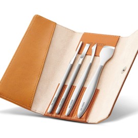 MR.GREEN Juego de cuchillos de pedicura, cortaúñas encarnadas profesionales, herramientas de cuidado de pies, de acero inoxidable, para quitar cutículas, kit de 4 piezas, Multi Color, Una talla