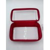 Smashbox Red and Clear Cosmetic Makeup Bag