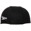 Speedo Junior Polyester Swimming Cap | Kids Swim, Black, One