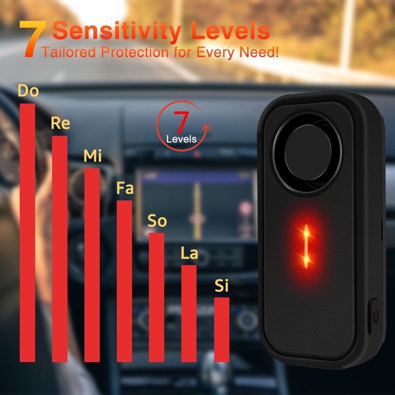 NineLeaf Car Alarm System with Remote –113dB Wireless Anti Theft