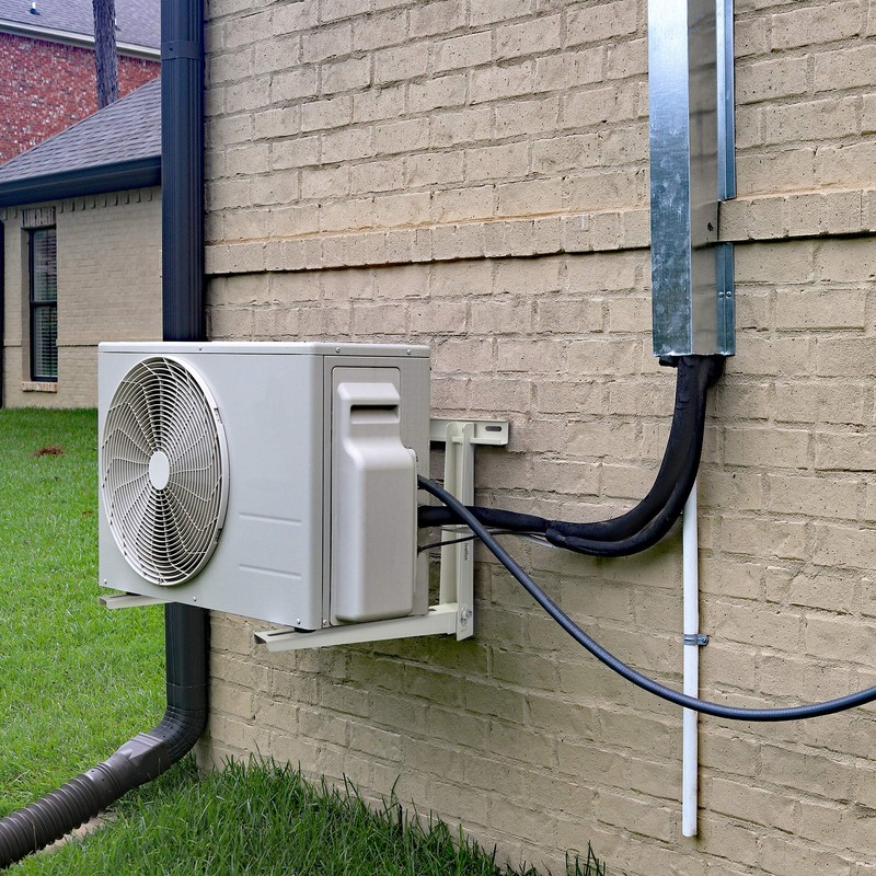 Ivation Outdoor Split Air Conditioner Mount Bracket, Heavy-Duty Wall Mounting