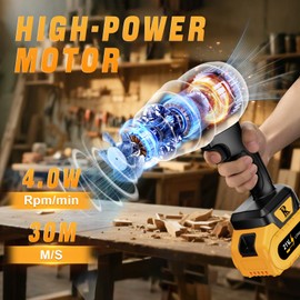 R Conlifeus 21V Cordless Leaf Blower, Lightweight Handheld 67 MPH Compact Yard Blower for Patio/Garage & Window Track Cleaning – Battery & Fast Charger Included