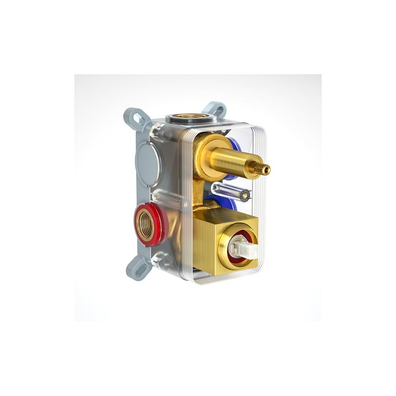 H59 Brass Pressure Shower Valve Body and Cartridge Kit 3