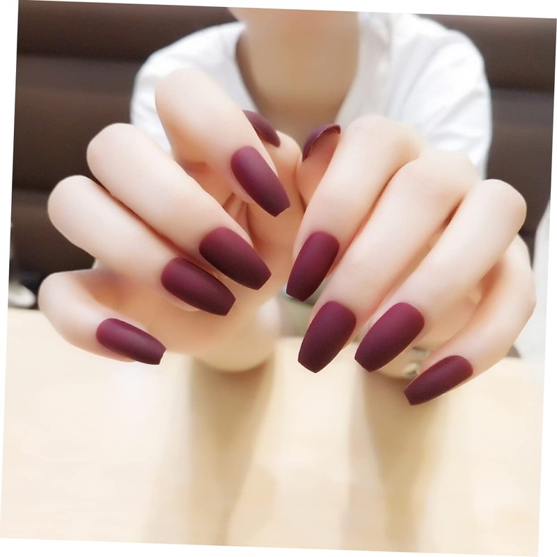 Healeved Pcs Christmas Nails Stickers Fake Artificial Nails Manicure Decorations