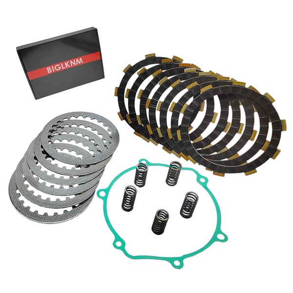 BIGLKNM Clutch Kit Friction Plates & Heavy Duty Springs Gasket