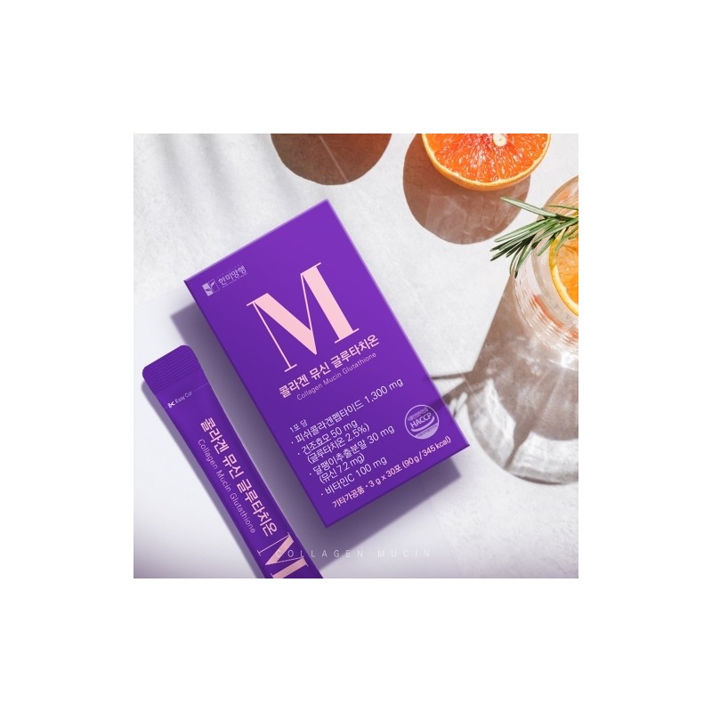 Mucin Collagen Mucin Glow Ever Collagen 30 sachets, 6 pcs
