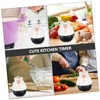 LIFKOME Mechanical Timer Egg Timer for Boiling Eggs Mini Cartoon
