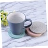 CAXUSD Diatomite Coasters Set by 4pcs Coasters Diatomite Pad Super