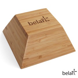 Belari 6.25" Bamboo Bowl Set - Bamboo Reusable Bowls - Square Bamboo Bowls - Wood Dinnerware - Bamboo Dinner Bowls - Bamboo Dinnerware Set - Eco Friendly Bowls (8 Pack / 6.25" Square)