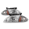 ACANII - For 2000-2002 Chevy Cavalier Headlights + Corner Lamps