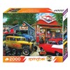 Springbok's Hot Rod Cafe 2000 Piece Puzzle for Adults Features