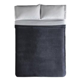 Vianney Cobertor ligero Vianney frazada suave calientito 1.7mx1.09m negro