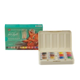 White Nights Extra Fine Artists Grade Professional Watercolors Animalistics Set 12 x 2.5 ml Full Pans by Nevskaya Palitra