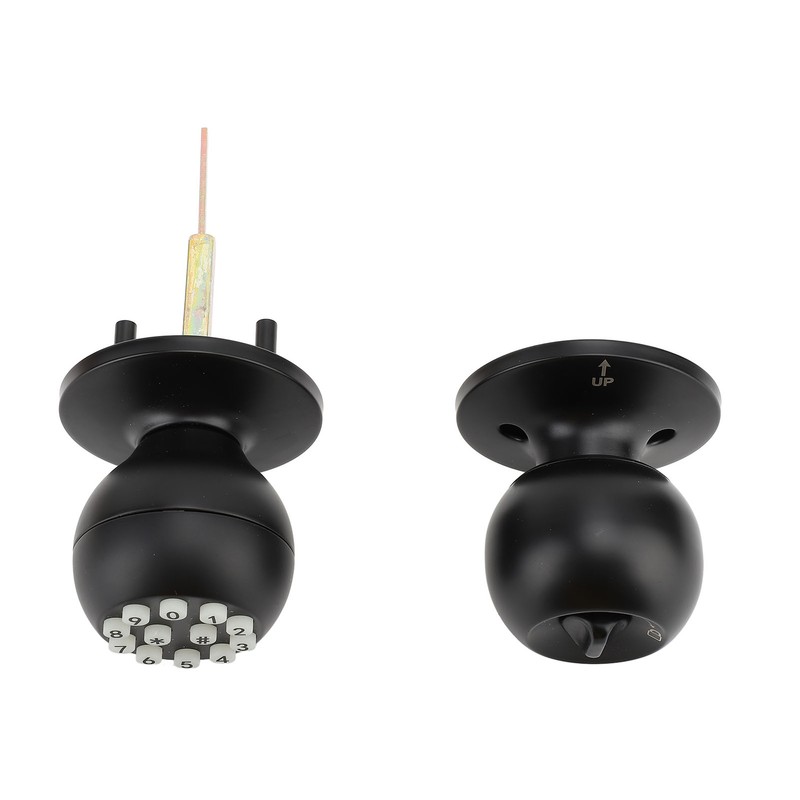 Keypad Door Knob with Lock and Key Round Ball Electronic