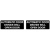 StickerTalk Automatic Door Driver Will Open Door Vinyl Stickers, 1