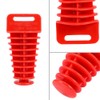 Exhaust Plug Qiilu Wash Plug Rubber Motorcycle Silencer Plug Red