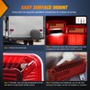 Nilight RV Tail Light 2PCS 72 LED Red Running Stop