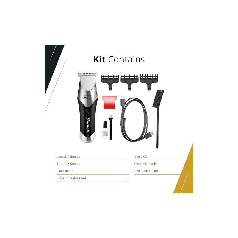 Wahl Launch Trimmer 2510L-100 Recortadora Profesional Inalámbrica para Barbería
