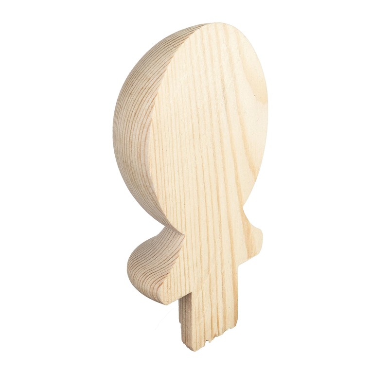 Blueprint Joinery Pine Ball Newel Post Cap, Clear Pine Ball