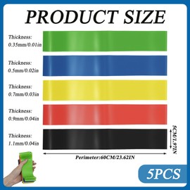 Pack of 5 Stretchy Chair Bands Children, Sensory Chair Bands School to Promote Concentration Children, Elastic Chair Bands for Children with Sensory ADHD and Autism, Flexible Seat Belts