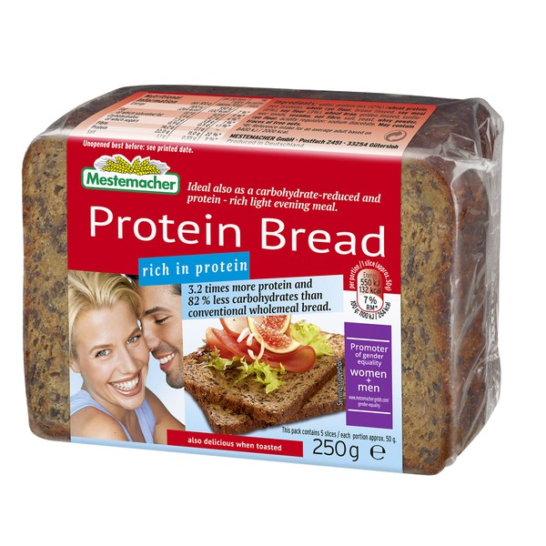 MESTEMACHER Protein Bread - 250 g Pack of 3