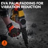 Vgo 2-Pairs Safety Work Gloves, Mechanics Gloves, Impact Gloves, Anti-Vibration
