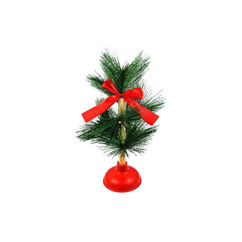 Fairly Odd Novelties Redneck Plunger Christmas Tree Funny Toilet Humor