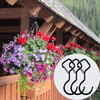BJUTYEU Heavy Duty Screw Hooks for Hanging, 4-Inch Ceiling Hooks