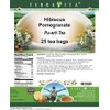 Hibiscus Pomegranate Pu-erh Tea (25 tea bags, ZIN: 543508)