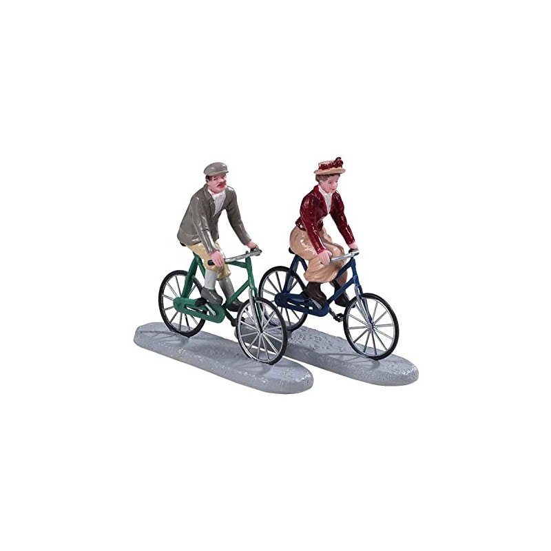Lemax - Bike Ride Date - Set of 2 -
