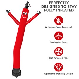 MOUNTO 6FT Fly Puppet Dancer with 1/3hp Blower Complete Set (RED)