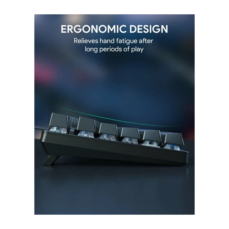 AUKEY KMG16 Mechanical Keyboard Blue Switches 104key