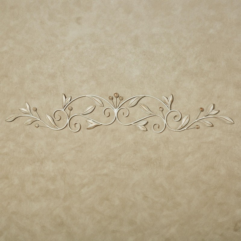 Touch of Class Catarina Ivory Large Metal Wall Topper