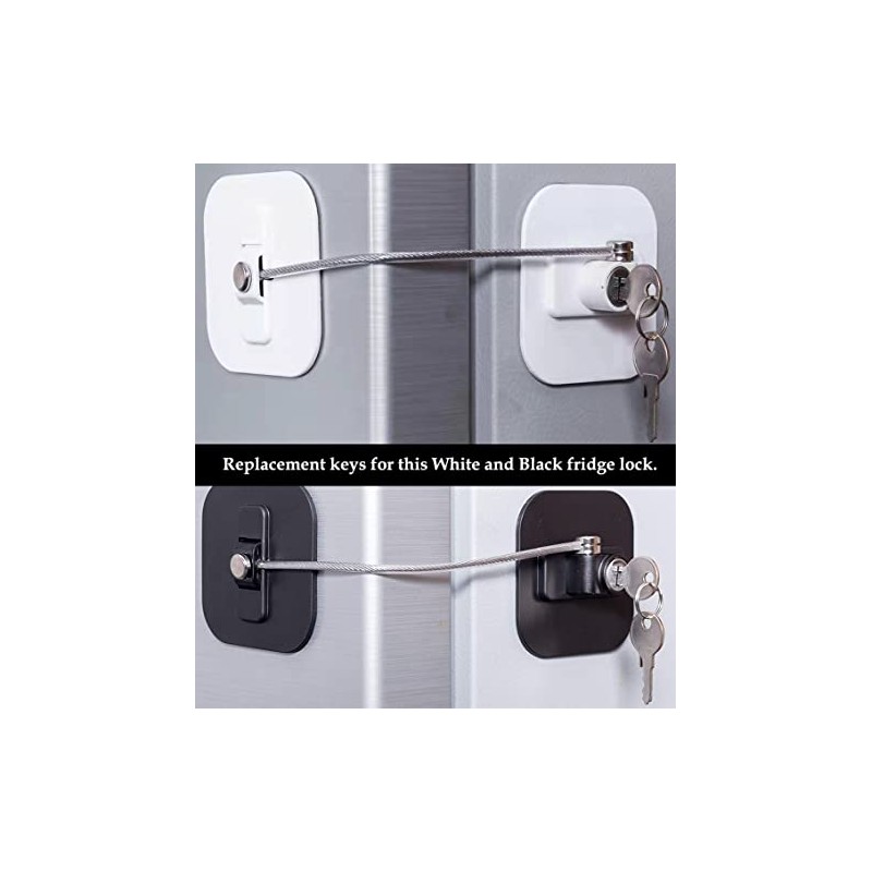 Replacement Keys for Fridge Lock and Refrigerator Lock,4 Keys Only