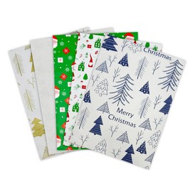 Christmas Tissue Paper for Gift Wrapping: 25pcs Wrapping Paper Festive Design Tissue Paper 50 * 35cm for Gift Wrapping